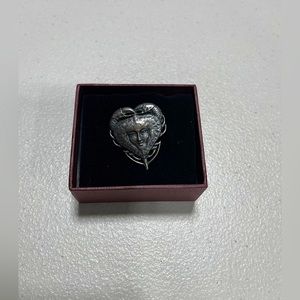 FAO SCHWARZ Tia Dalmas Heart Pendant Replica 925 Sterling Silver Extremely Rare